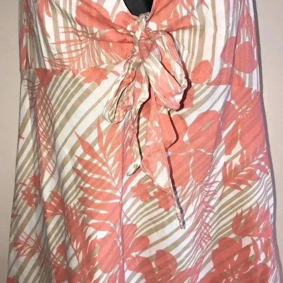 Gap Floral Halter Dress Size 14 - Picture 2 of 8